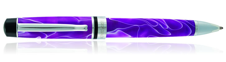 Monteverde Prima Series Ballpoint Pens in Purple Swirl