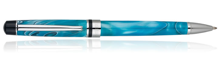 Monteverde Prima Series Ballpoint Pens in Turquoise Swirl