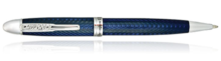 Conklin Herringbone Series Ballpoint Pens in Navy Blue