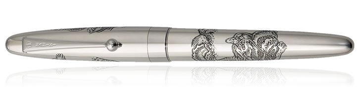 Namiki Sterling Silver Collection Fountain Pens in Dragon