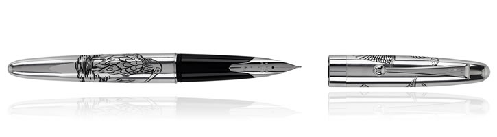 Namiki Sterling Silver Collection Fountain Pens in Toki