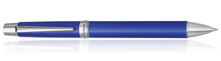 Pilot Stanza Collection Ballpoint Pens in Royal Blue Metal