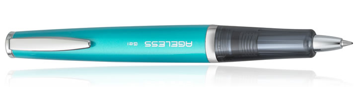 Pilot Ageless Present Collection Ballpoint Pens in Teal Gel