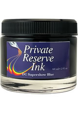 DC Supershow Blue Private Reserve Bottled Ink(60ml) Fountain Pen Ink