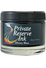 Ebony Blue Private Reserve Bottled Ink(60ml) Fountain Pen Ink