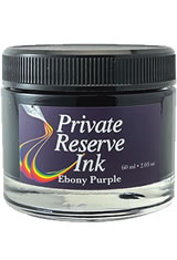 Ebony Purple Private Reserve Bottled Ink(60ml) Fountain Pen Ink