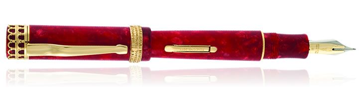 Delta Romeo & Juliet Fountain Pen in Scarlet Red