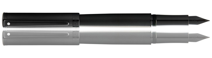 Sheaffer Intensity Fountain Pens in Engraved Matte Black PVD