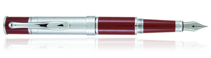 Burgundy Barley Monteverde Jewleria Mini Fountain Pens