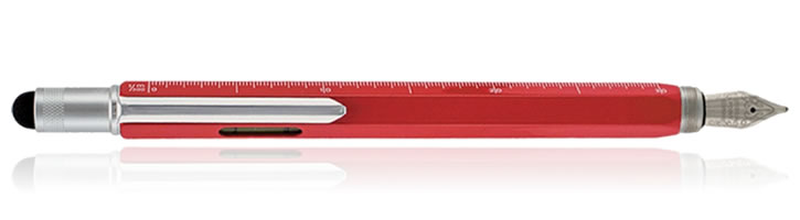 Red Monteverde One Touch Stylus Tool Fountain Pens