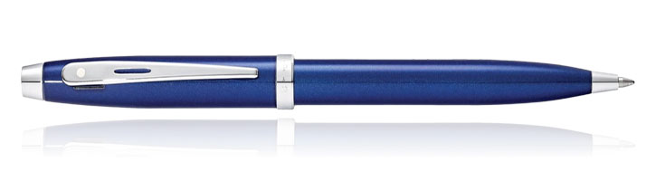 Blue Lacquer Sheaffer 100 Collection Ballpoint Pens