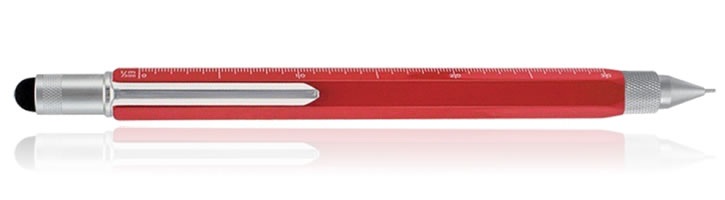 Red Monteverde One Touch Stylus Tool Mechanical Pencils