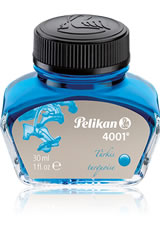 Turquoise Pelikan 4001 Bottled Ink(30ml) Fountain Pen Ink
