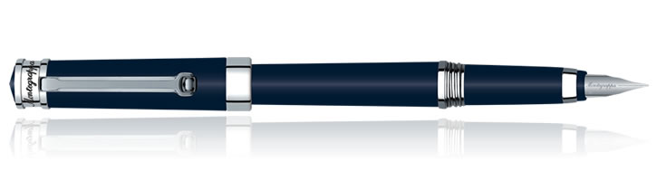 Montegrappa Parola Fountain Pens in Navy Blue