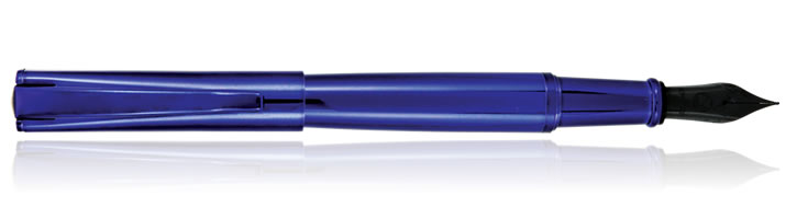 Monteverde Impressa Fountain Pens in Blue Blue Trim