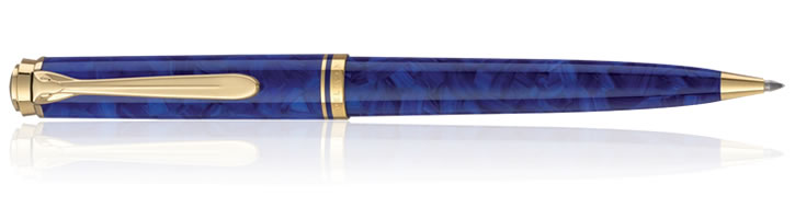 Pelikan K800 Blue O' Blue Ballpoint Pens