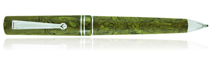 Delta Matte Journal Ballpoint Pens in Matte Olive