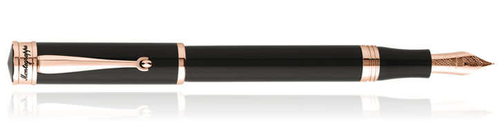 Montegrappa Ducale Fountain Pens in Rose / Black