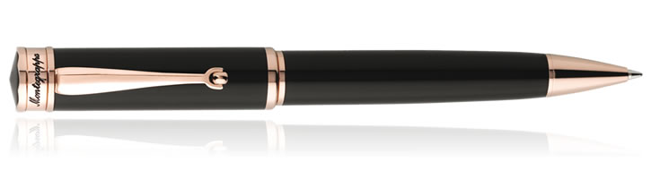 Montegrappa Ducale Ballpoint Pens in Rose / Black