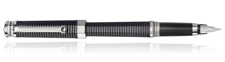 Montegrappa NeroUno Fountain Pens in Linea Chrome