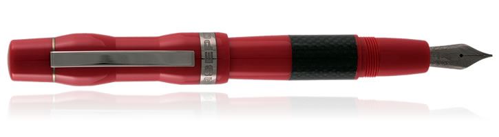 Delta Horsepower pen - fountain pen in red