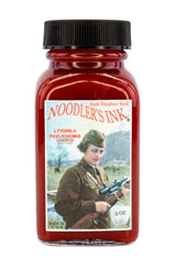 Antifeather Red Noodlers Bottled(3oz) Fountain Pen Ink
