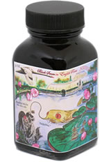 Black Swan in English Roses  (Forg. Res.) Noodlers Bottled(3oz) Fountain Pen Ink
