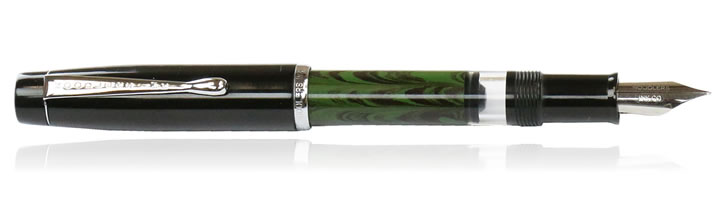 Noodlers Konrad Fountain Pens in Dixie 10 Jade Ebonite