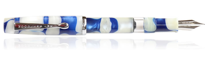 Noodlers Konrad Fountain Pens in Ghostly Lapis