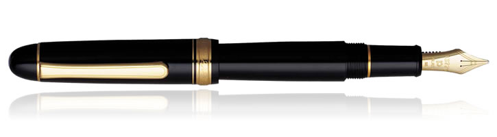 Black/Gold Platinum 3776 Century Fountain Pens