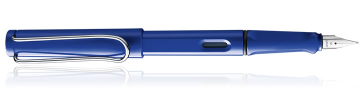Blue Lamy Safari Fountain Pens
