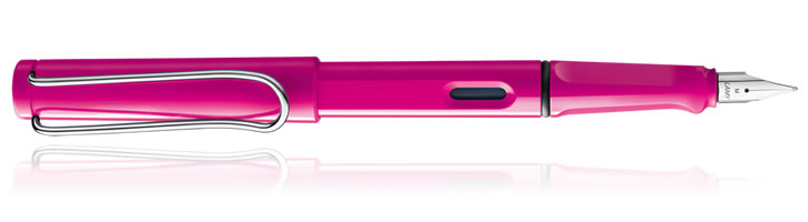 Pink Lamy Safari Fountain Pens