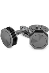 Montegrappa NeroUno Linea in Gun Metal PVD Inlay