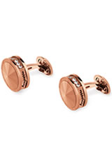 Montegrappa NeroUno Crystals in Rose Gold Metal Inlay