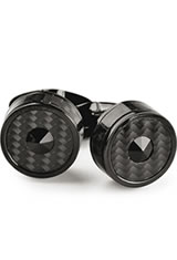 Montegrappa Classic Filigree in IP Black Carbon Fiber