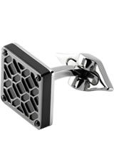 Montegrappa Stainless Steel Filigree in Square Gun Metal