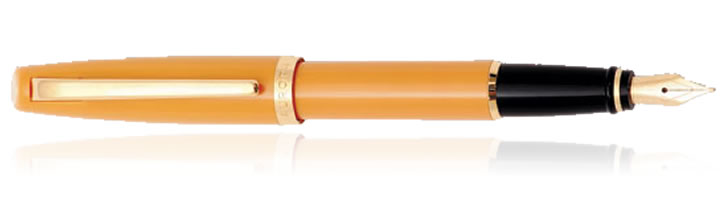 Aurora Style Fountain Pens in Mustard