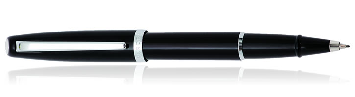 Aurora Style Rollerball Pens in Black Pepper/Silver