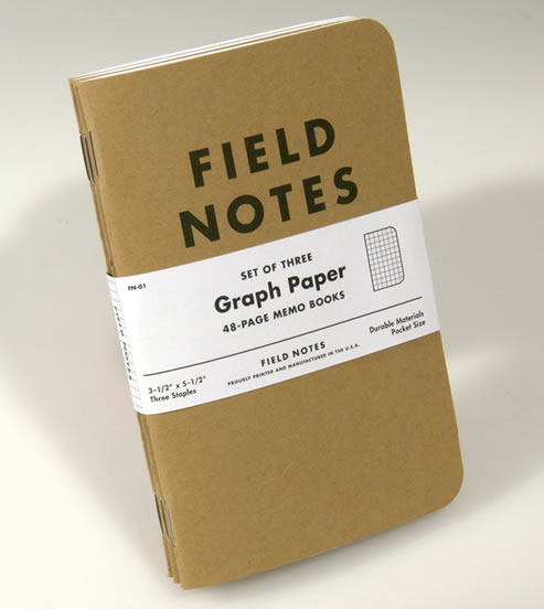 Notes de terrain Original Kraft 3 paquets Papier graphique.