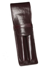 Aston Dual Leather Pen Case