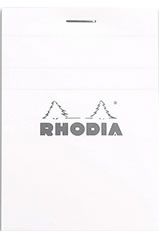 2-7/8 X 4-1/8 Lined Rhodia Ice Top Staplebound Memo & Notebooks