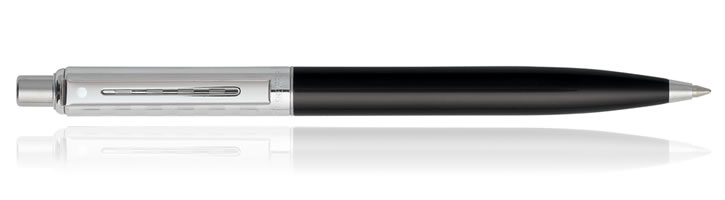 Sheaffer Sentinel Signature Ballpoint Pens in Black Checker Engraved Chrome