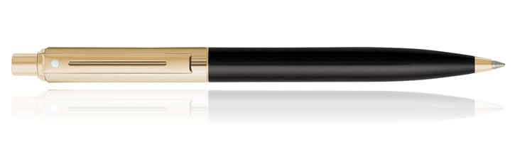 Sheaffer Sentinel Signature Ballpoint Pens in Black Fluted Gold Tone