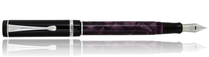 Conklin Duragraph Fountain Pens in Purple Nights