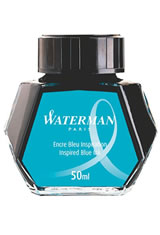 Inspired Blue Waterman Bottled Ink(50ml) Fountain Pen Ink