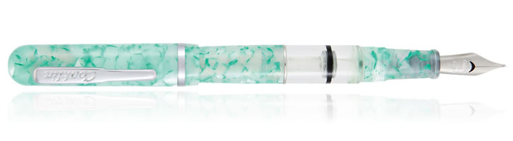 Conklin Word Gauge Fountain Pens in Turquoise