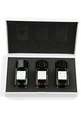 Pilot Iroshizuku Bottled Ink(15ml) 3 Pack Fountain Pen Ink in Shin-ryoku Yama-budo Take-sumi