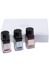 Pilot Iroshizuku Bottled Ink(15ml) 3 Pack Fountain Pen Ink in Yu-yake Kon-peki Momiji