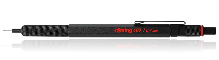 Rotring 600 Mechanical Pencils in Black - 0.7mm