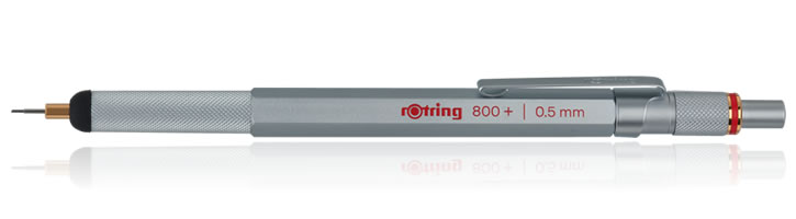 Rotring 800+ Mechanical Pencils in Silver - 0.5mm